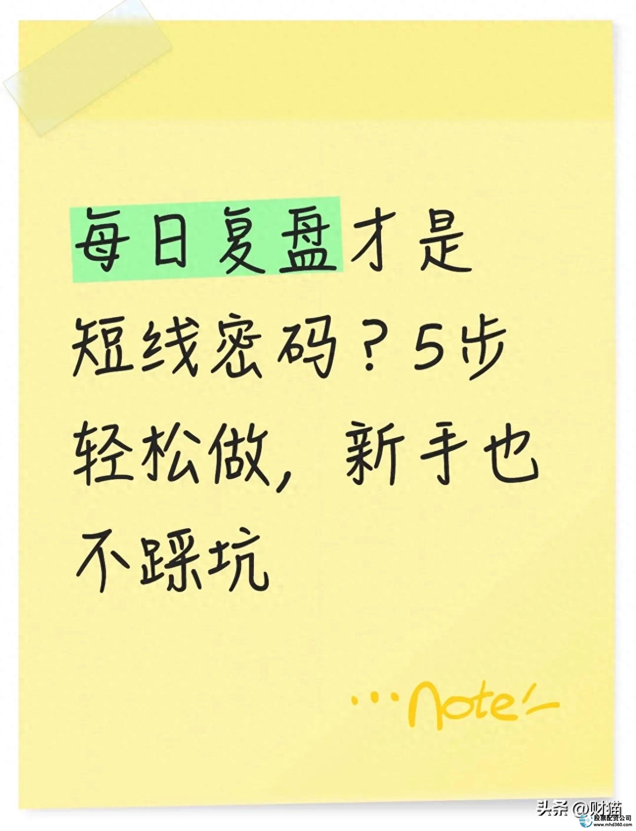 短线炒股的技巧_短线炒股每日复盘_复盘找高概率赚钱规律