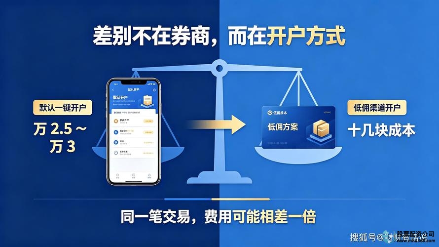 低佣金券商APP选择_炒股怎么开户_新手A股开户避坑